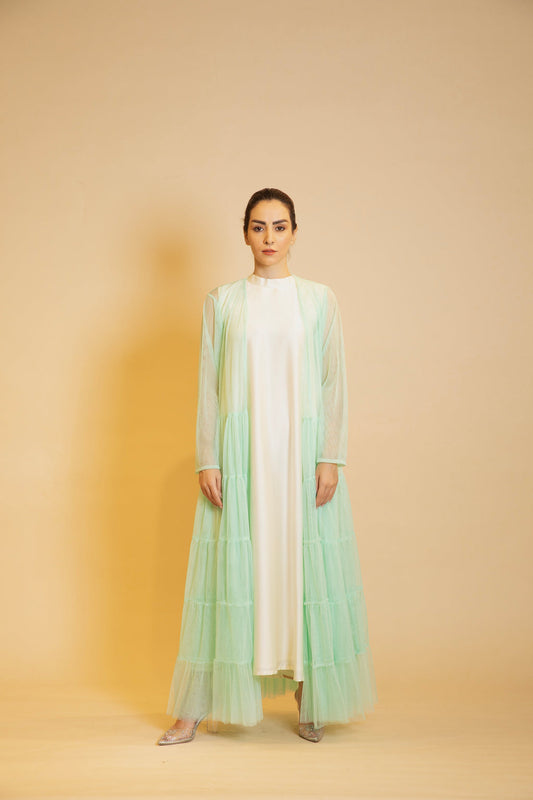 Tulle Cascade Abaya